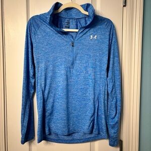 Under Armour Women’s Royal Blue Long Sleeve Half-Zip- Large